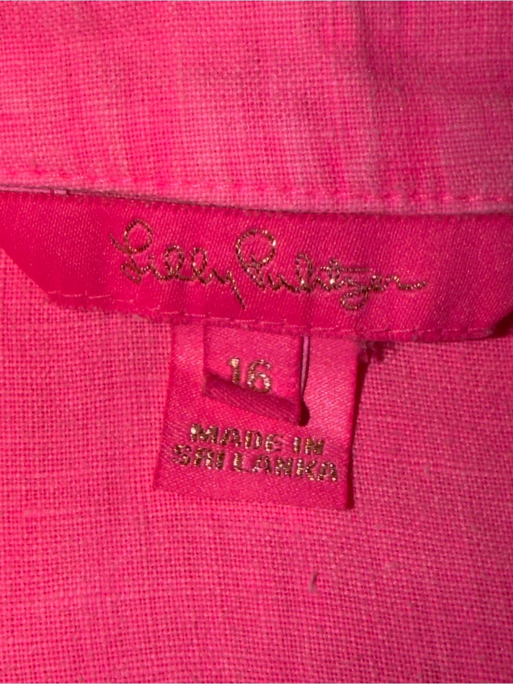 XL Lilly Pulitzer Linen Top - Picture 6 of 6